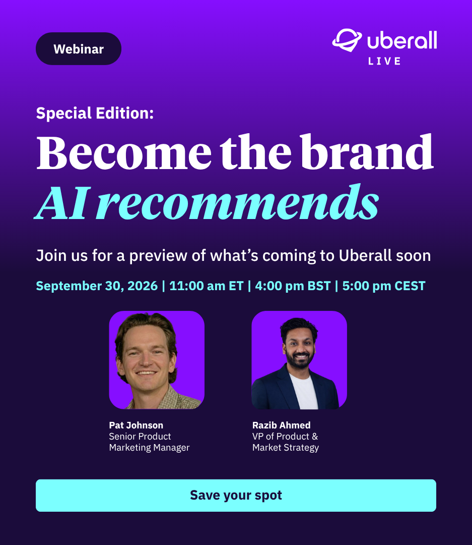 Uberall Marketing Image